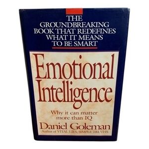 Emotional Intelligence by Daniel Goleman 1995 Hardcover Very Good Condition